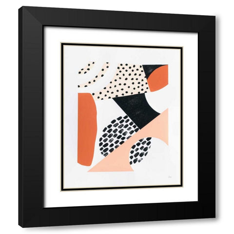 Luminous Tumble II Black Modern Wood Framed Art Print with Double Matting by Marshall, Laura