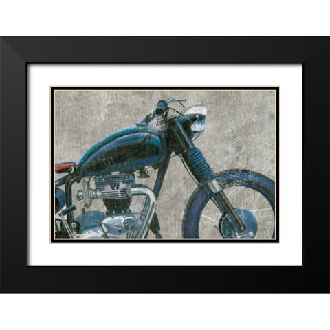 Lets Roll I Grunge Crop Black Modern Wood Framed Art Print with Double Matting by Wiens, James