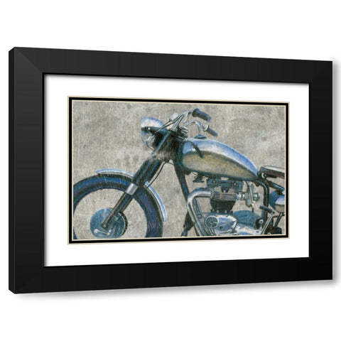 Lets Roll II Grunge Crop Black Modern Wood Framed Art Print with Double Matting by Wiens, James