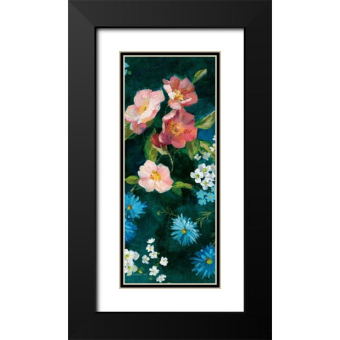 Abbey Garden II Black Modern Wood Framed Art Print with Double Matting by Nai, Danhui