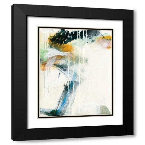 Turbulence II Black Modern Wood Framed Art Print with Double Matting by Davies, Jane