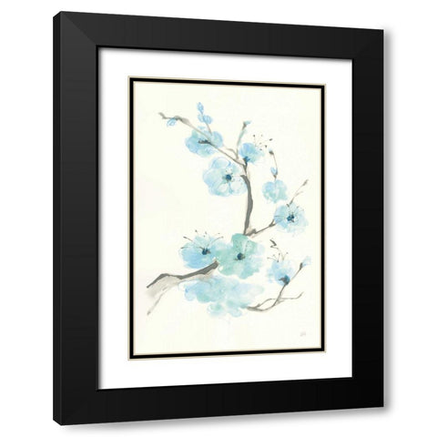Tinted Branch III Black Modern Wood Framed Art Print with Double Matting by Paschke, Chris