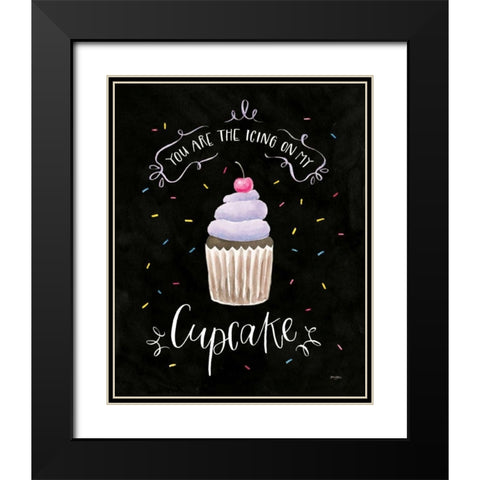 Sweet Life I Dark Black Modern Wood Framed Art Print with Double Matting by Jackson, Jenaya