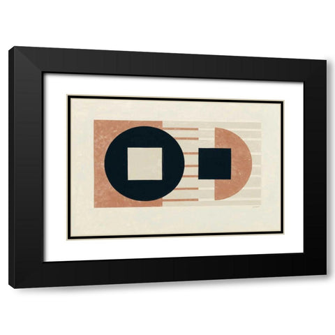 Laterally Speaking Warm Black Modern Wood Framed Art Print with Double Matting by Schick, Mike