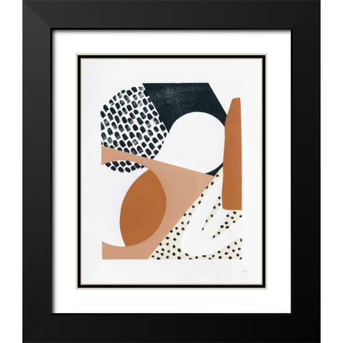 Luminous Tumble I Warm Black Modern Wood Framed Art Print with Double Matting by Marshall, Laura
