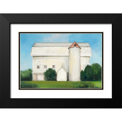 On the Farm Black Modern Wood Framed Art Print with Double Matting by Purinton, Julia