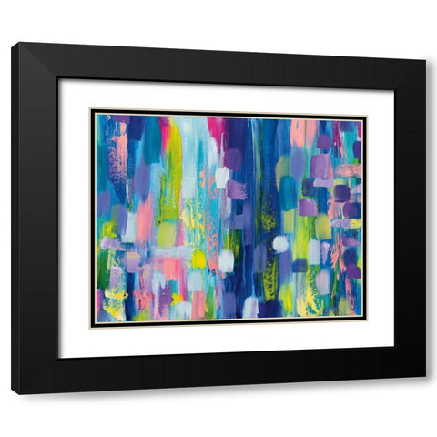 Radiance Black Modern Wood Framed Art Print with Double Matting by Vertentes, Jeanette