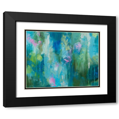 Playful Black Modern Wood Framed Art Print with Double Matting by Vertentes, Jeanette