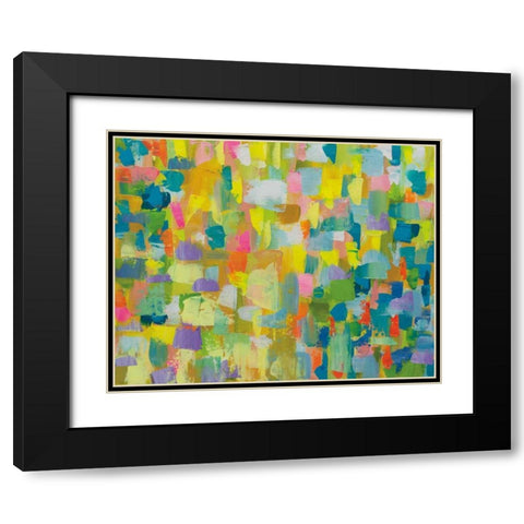 Merrymaking Black Modern Wood Framed Art Print with Double Matting by Vertentes, Jeanette