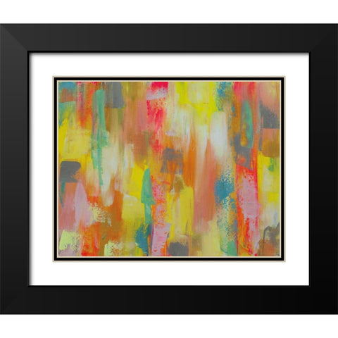 Levity Black Modern Wood Framed Art Print with Double Matting by Vertentes, Jeanette