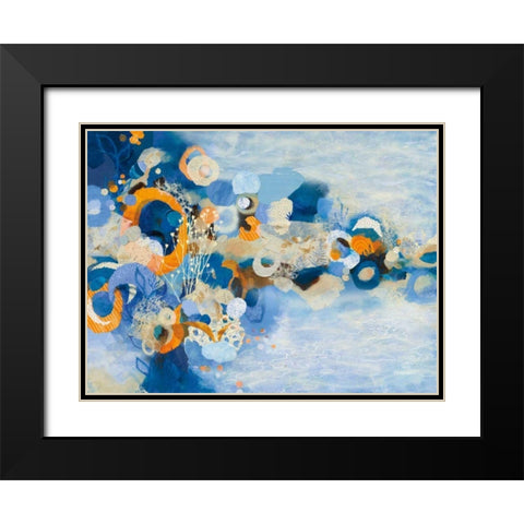 Nantucket Summer Black Modern Wood Framed Art Print with Double Matting by Ferguson, Kathy