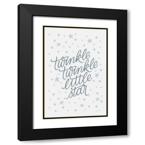 Boho Nursery VIII Black Modern Wood Framed Art Print with Double Matting by Thorns, Becky