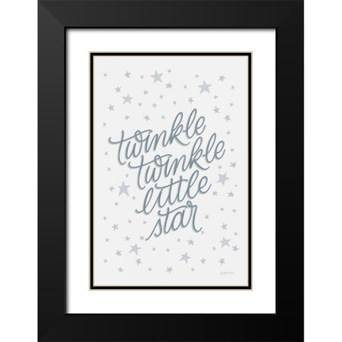 Boho Nursery VIII Black Modern Wood Framed Art Print with Double Matting by Thorns, Becky