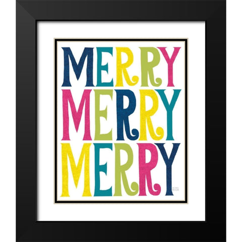Holiday on Wheels XI Bright Black Modern Wood Framed Art Print with Double Matting by Mullan, Michael