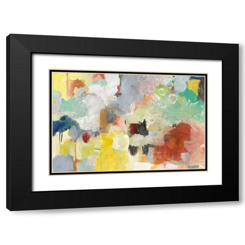 Summer Rising Black Modern Wood Framed Art Print with Double Matting by Urban, Mary