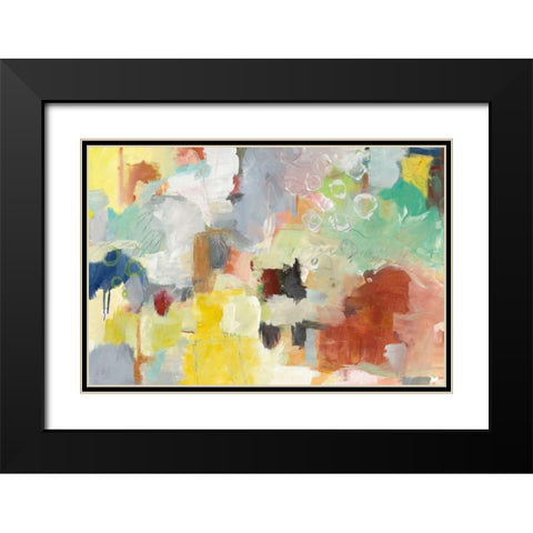Summer Rising Black Modern Wood Framed Art Print with Double Matting by Urban, Mary