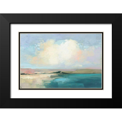 Coastal Sky Black Modern Wood Framed Art Print with Double Matting by Purinton, Julia