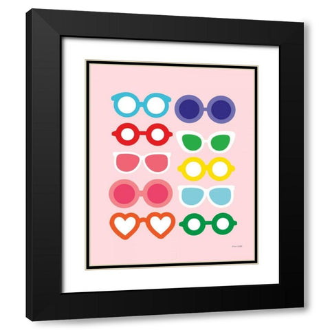 Sunglasses for All Black Modern Wood Framed Art Print with Double Matting by Kelle, Ann