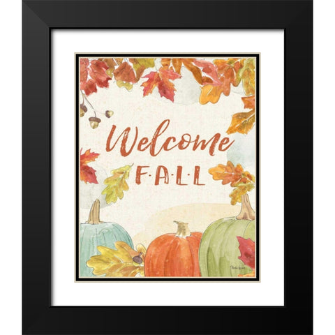 Falling for Fall VI v2 Black Modern Wood Framed Art Print with Double Matting by Grove, Beth