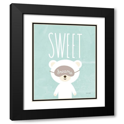 Sweet Dreams Black Modern Wood Framed Art Print with Double Matting by Kelle, Ann
