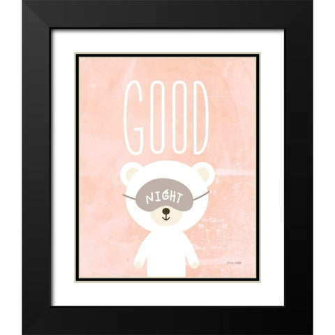 goodnight Black Modern Wood Framed Art Print with Double Matting by Kelle, Ann