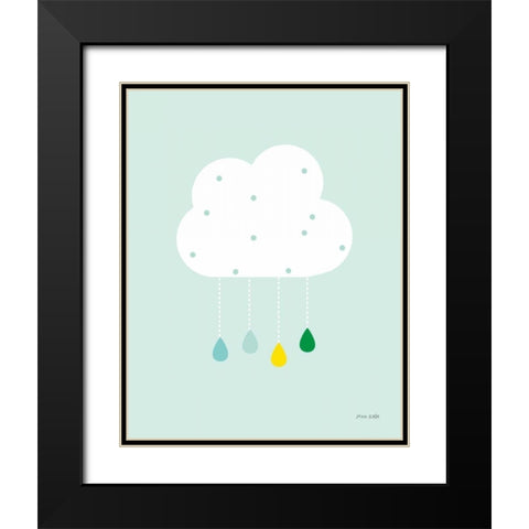 Cloud II Black Modern Wood Framed Art Print with Double Matting by Kelle, Ann