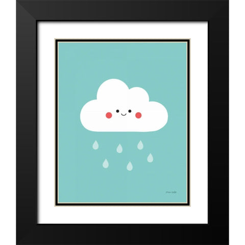 Happy Cloud II Black Modern Wood Framed Art Print with Double Matting by Kelle, Ann