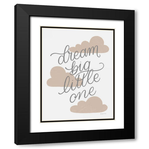 Boho Nursery IV Gray Crop Black Modern Wood Framed Art Print with Double Matting by Thorns, Becky