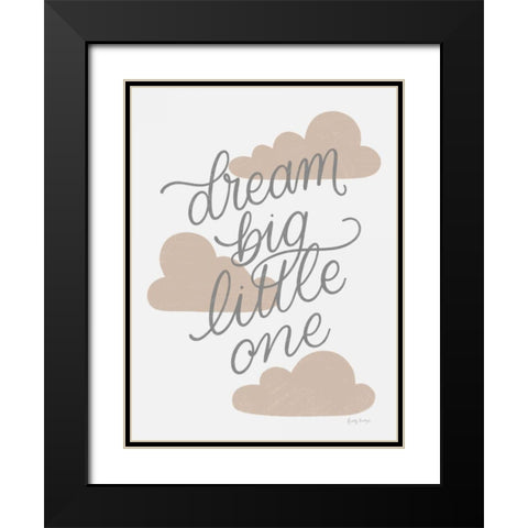 Boho Nursery IV Gray Crop Black Modern Wood Framed Art Print with Double Matting by Thorns, Becky