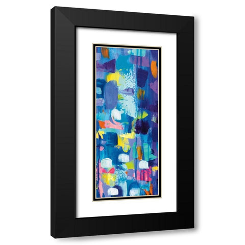 Gaiety II Black Modern Wood Framed Art Print with Double Matting by Vertentes, Jeanette