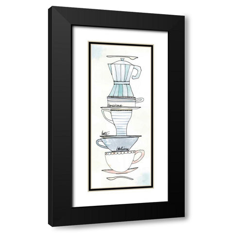 Good Brew X Pastel Black Modern Wood Framed Art Print with Double Matting by Schlabach, Sue