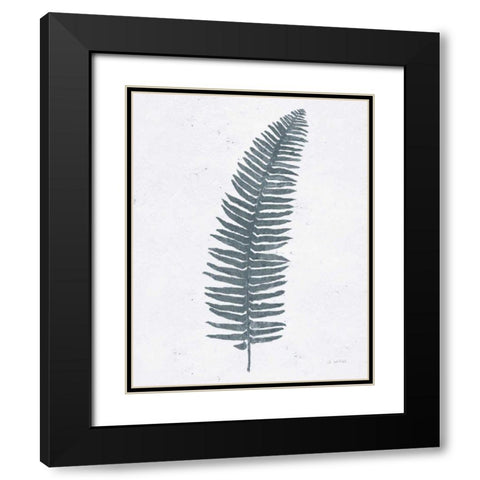 Soft Summer Sketches I Blue Black Modern Wood Framed Art Print with Double Matting by Wiens, James