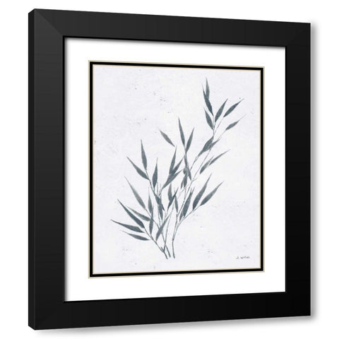 Soft Summer Sketches III Blue Black Modern Wood Framed Art Print with Double Matting by Wiens, James