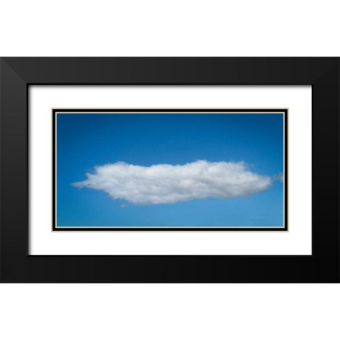 Sky Floating Black Modern Wood Framed Art Print with Double Matting by Goldstein, Ed