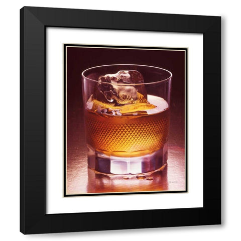 Cheers Black Modern Wood Framed Art Print with Double Matting by Goldstein, Ed