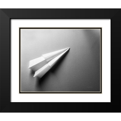 Jet Black Modern Wood Framed Art Print with Double Matting by Goldstein, Ed