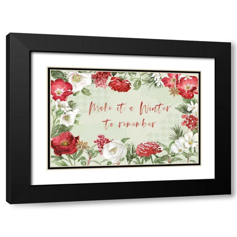 Rustic Season I Black Modern Wood Framed Art Print with Double Matting by Grove, Beth