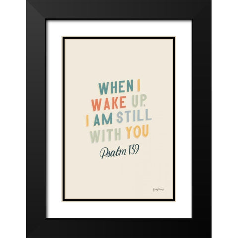 Bible Saying IV Black Modern Wood Framed Art Print with Double Matting by Thorns, Becky