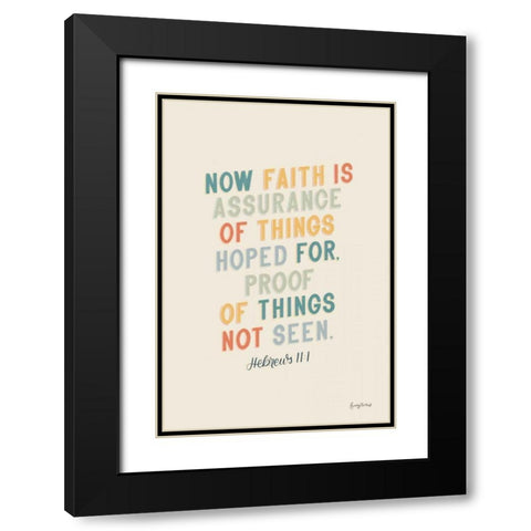 Bible Saying V Black Modern Wood Framed Art Print with Double Matting by Thorns, Becky