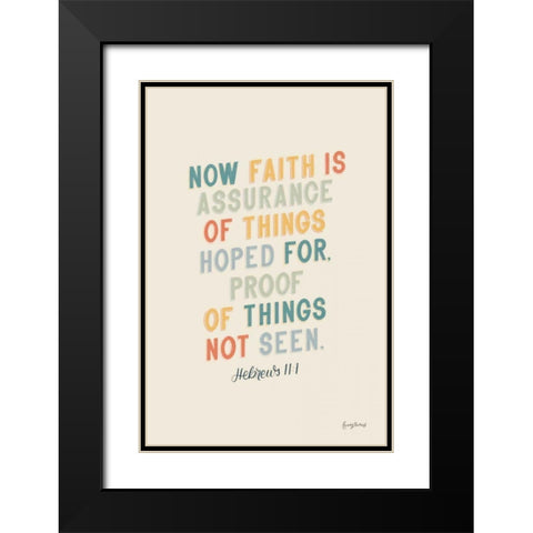 Bible Saying V Black Modern Wood Framed Art Print with Double Matting by Thorns, Becky