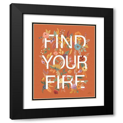Harvest Garden III Black Modern Wood Framed Art Print with Double Matting by Marshall, Laura