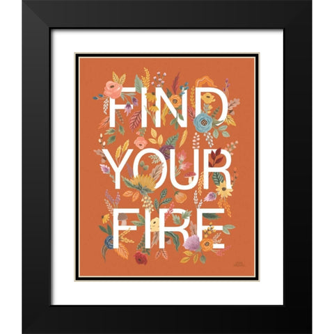 Harvest Garden III Black Modern Wood Framed Art Print with Double Matting by Marshall, Laura