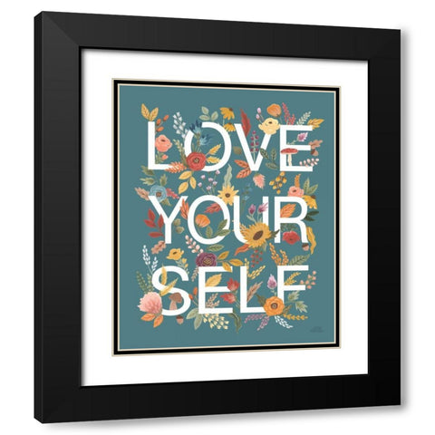 Harvest Garden IV Black Modern Wood Framed Art Print with Double Matting by Marshall, Laura