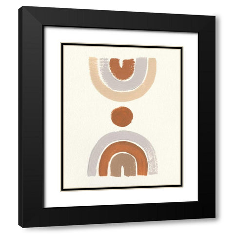Desert Rainbows II Black Modern Wood Framed Art Print with Double Matting by Hershey, Moira