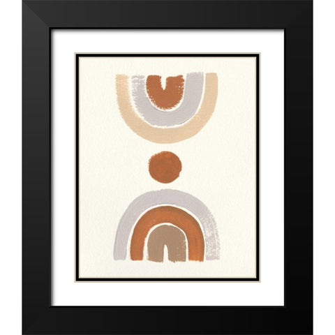 Desert Rainbows II Black Modern Wood Framed Art Print with Double Matting by Hershey, Moira