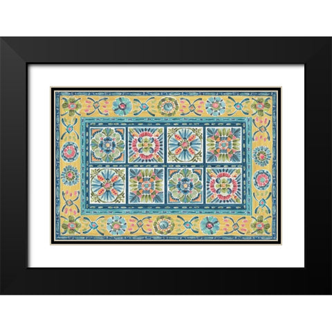 Gypsy Meadow VII Black Modern Wood Framed Art Print with Double Matting by Brissonnet, Daphne