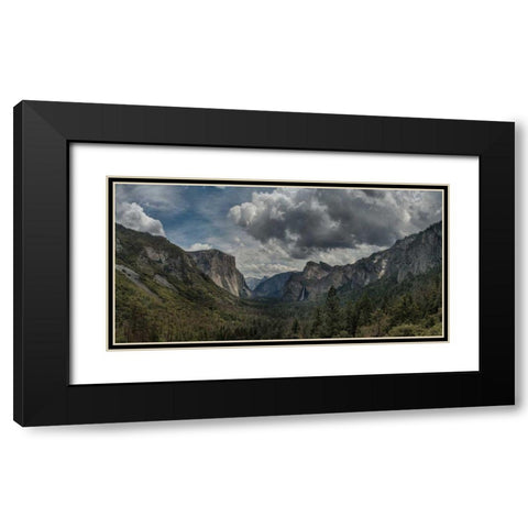 Scenic Landscape III Black Modern Wood Framed Art Print with Double Matting by Eichman, Andre
