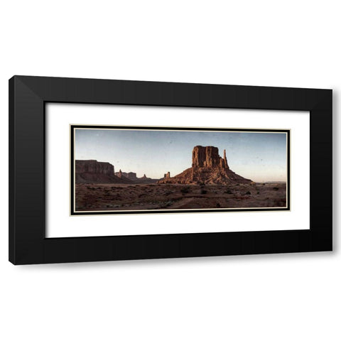 Scenic Landscape V Texture Black Modern Wood Framed Art Print with Double Matting by Eichman, Andre