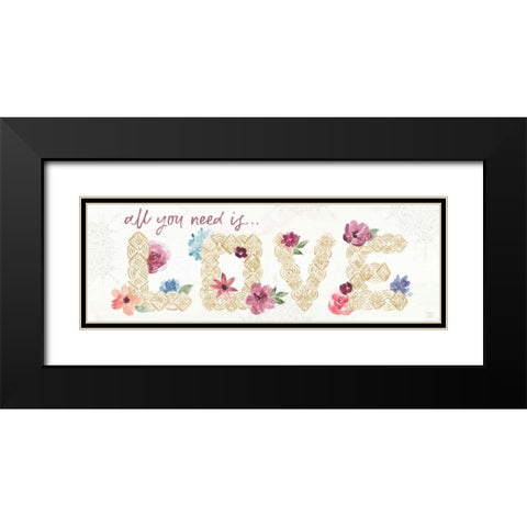 Naturally Inspired IV Black Modern Wood Framed Art Print with Double Matting by June, Dina