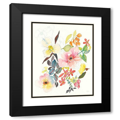Citrus Summer VII Black Modern Wood Framed Art Print with Double Matting by Rice, Kristy